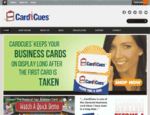 Tablet Screenshot of cardcues.com